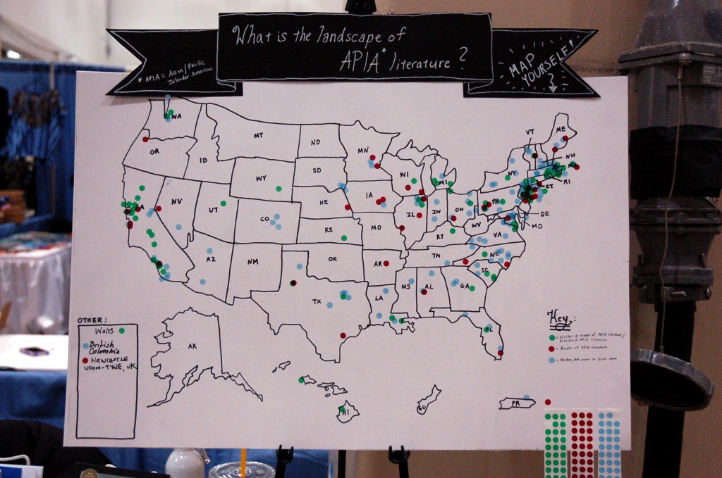 Our crowd-sourced map at AWP 2013.