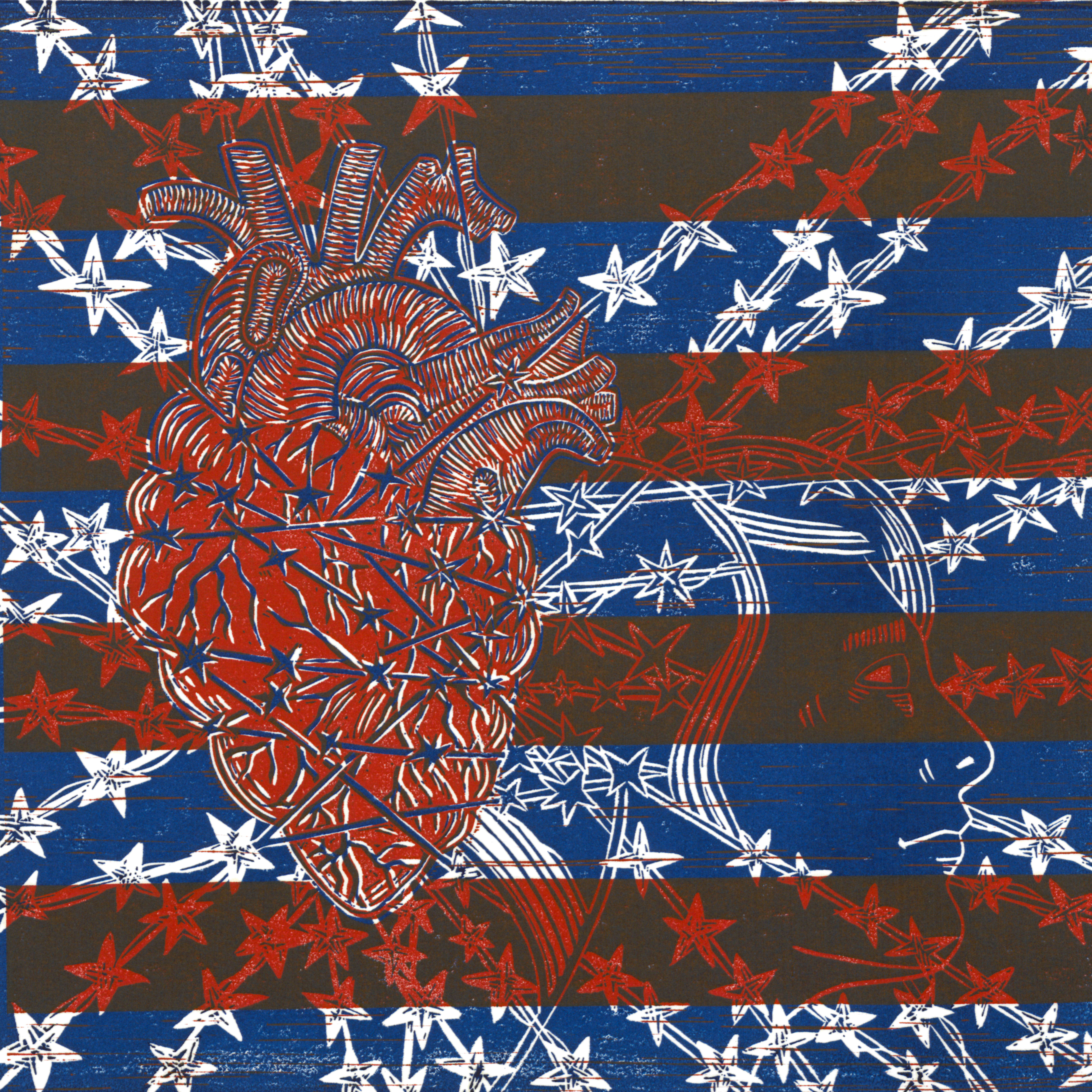 Stars+Strips+Barbs+Blood by Kang Yoo A