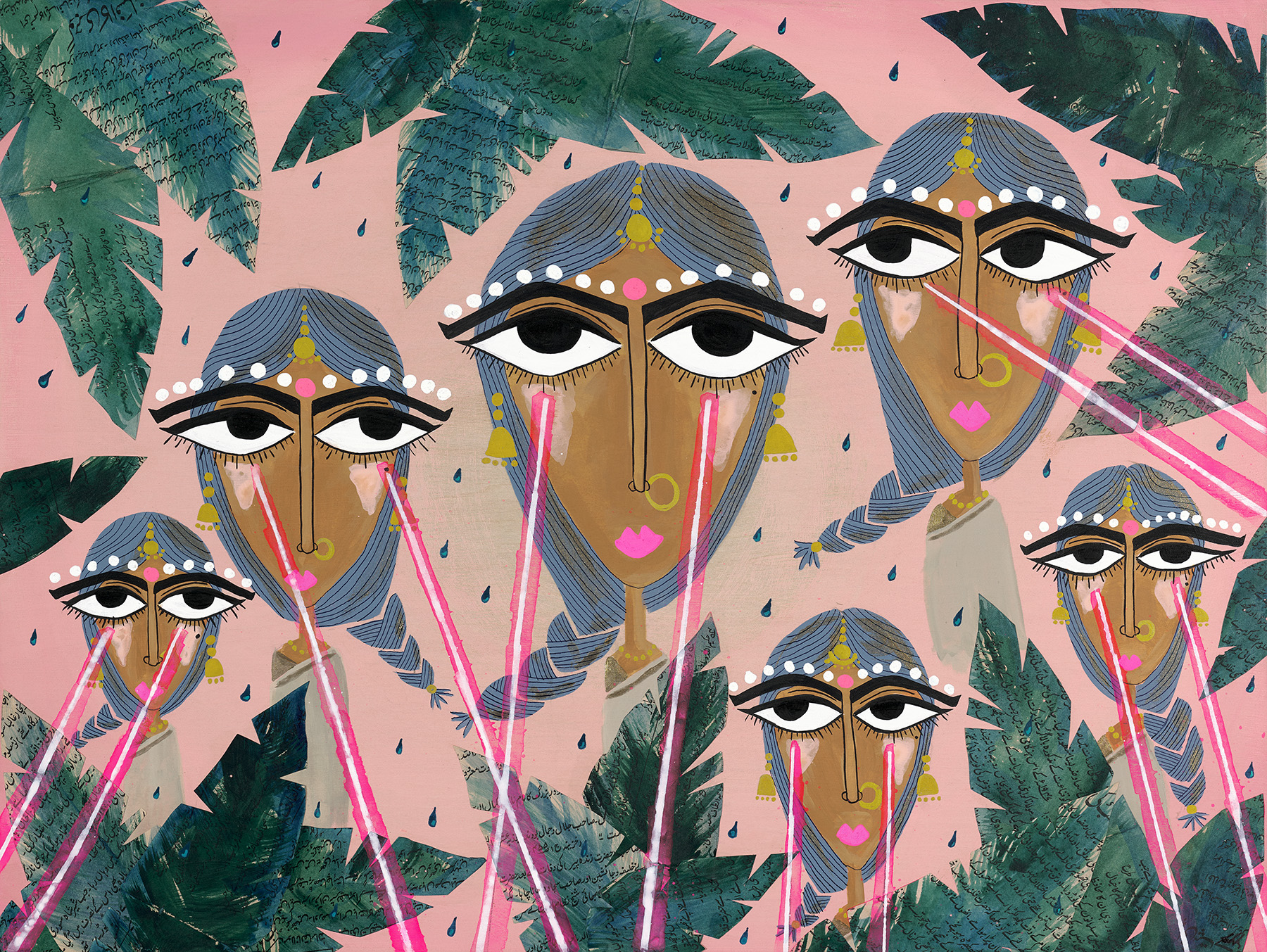 AUNTIES WITH A DEADLY STARE NO. 17 by Tanzila Taz Ahmed